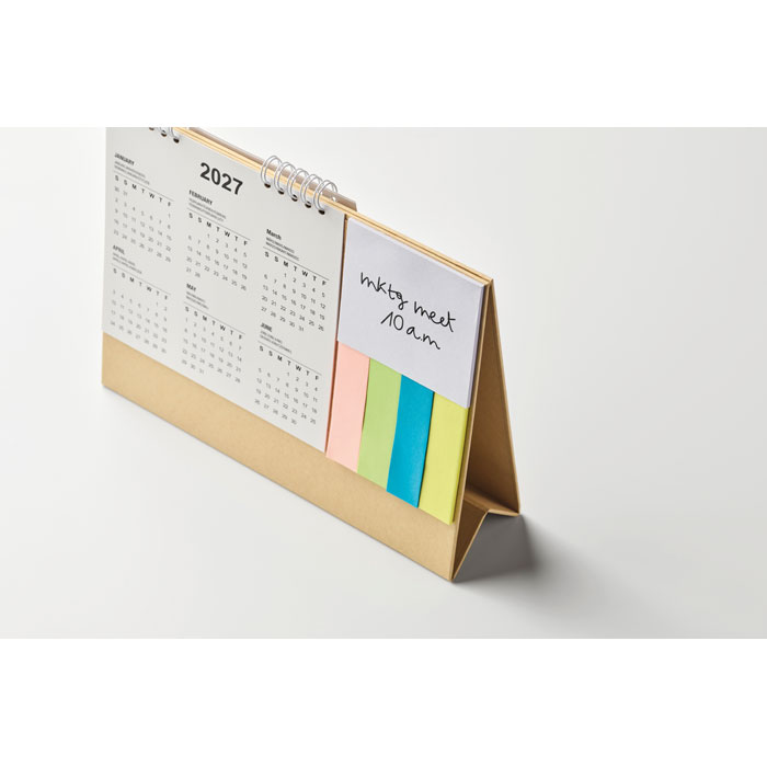 Tischkalender mit Memoblock