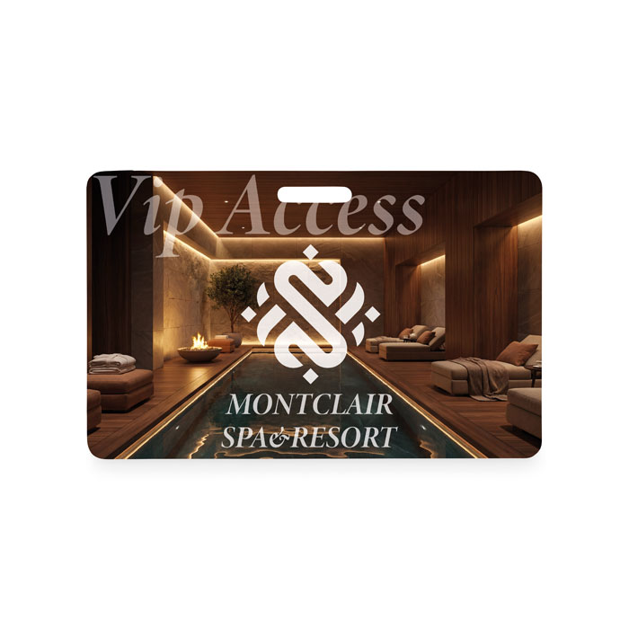 Lanyard-Ausweis 54 x 86 mm