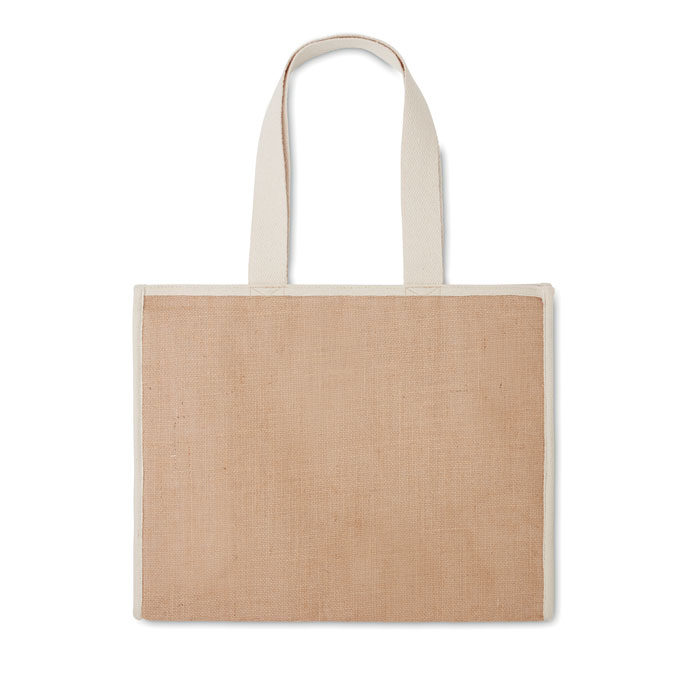 Jute-Canvas Shopping Tasche