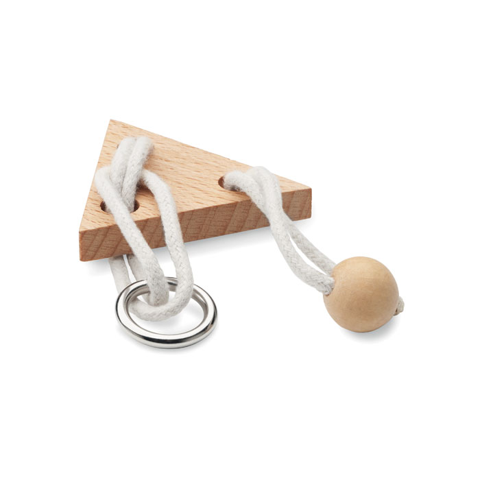mo6989-40 Geduldsspiel Holz Dreieck