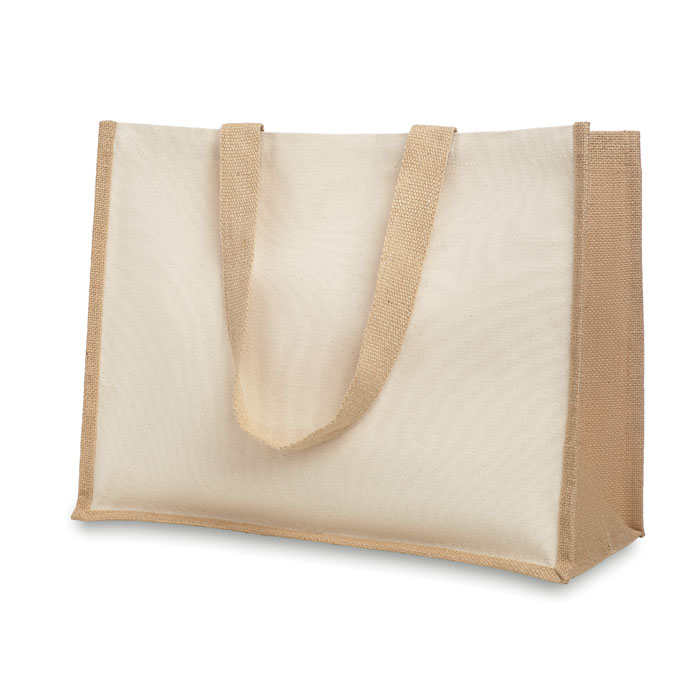 Jute/Canvas Shopper 