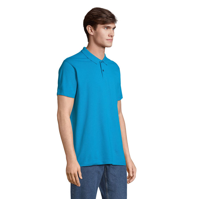 s04502-aq-side PULSE UNISEX POLO