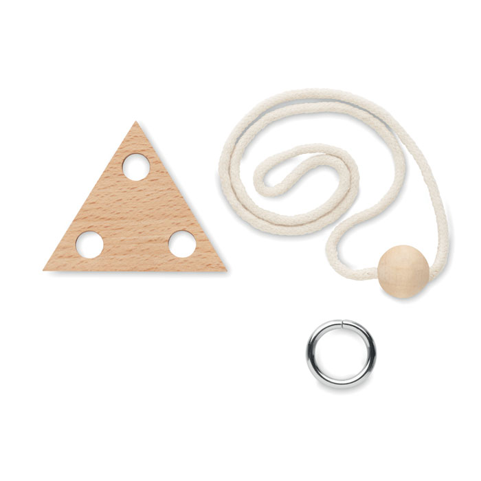 Geduldsspiel Holz Dreieck