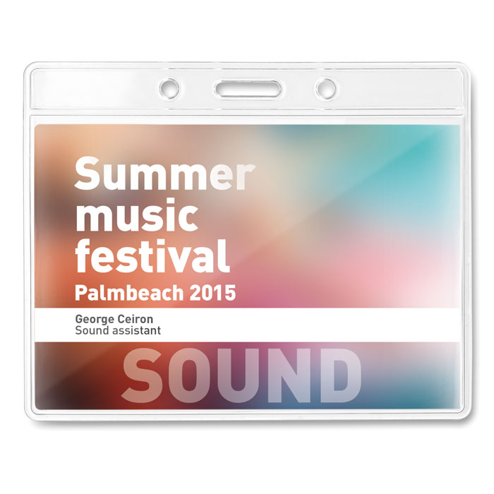 Transparente Kartenhülle