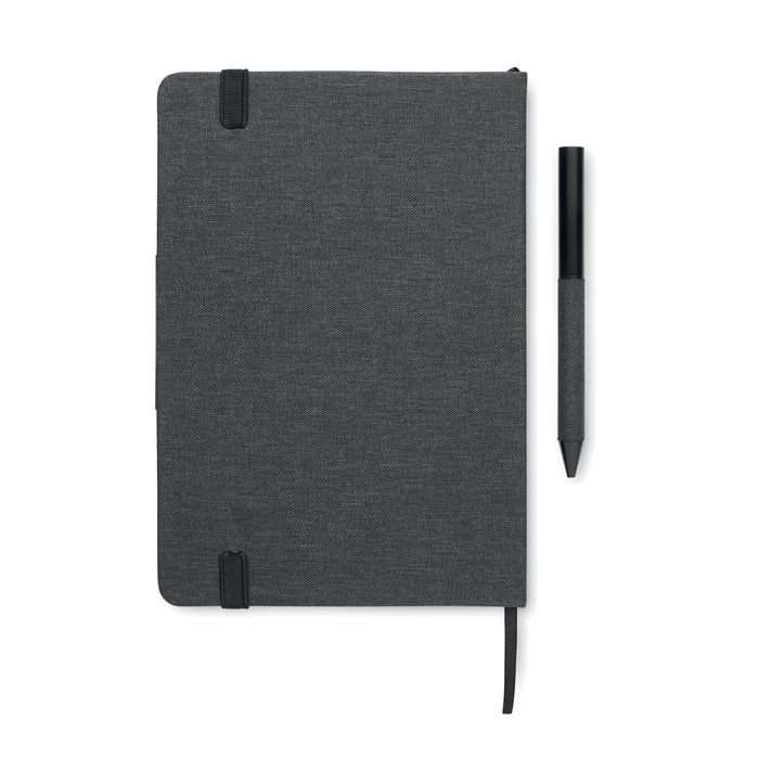 Set Notizbuch mit Flasche