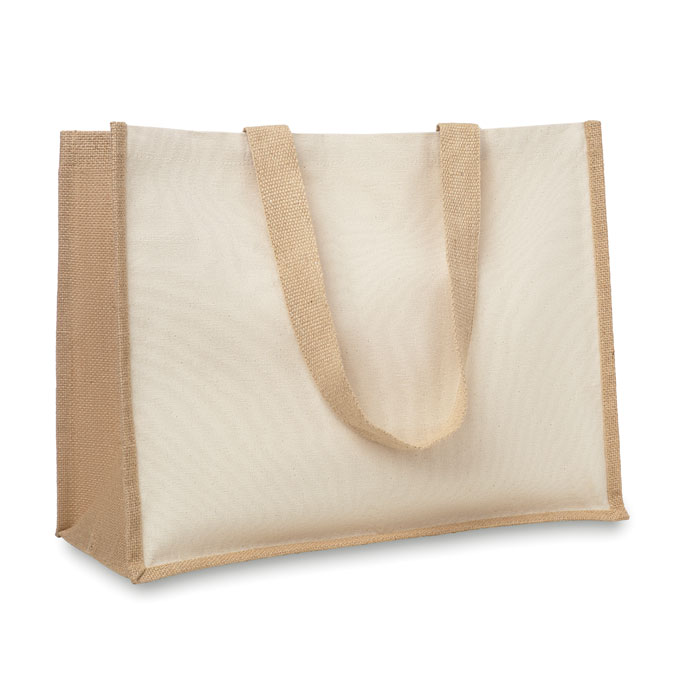 Jute/Canvas Shopper 