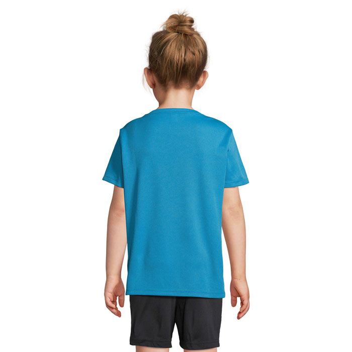 s04773-aq-back SPRINT KIDS SPORTS T-SHIRT