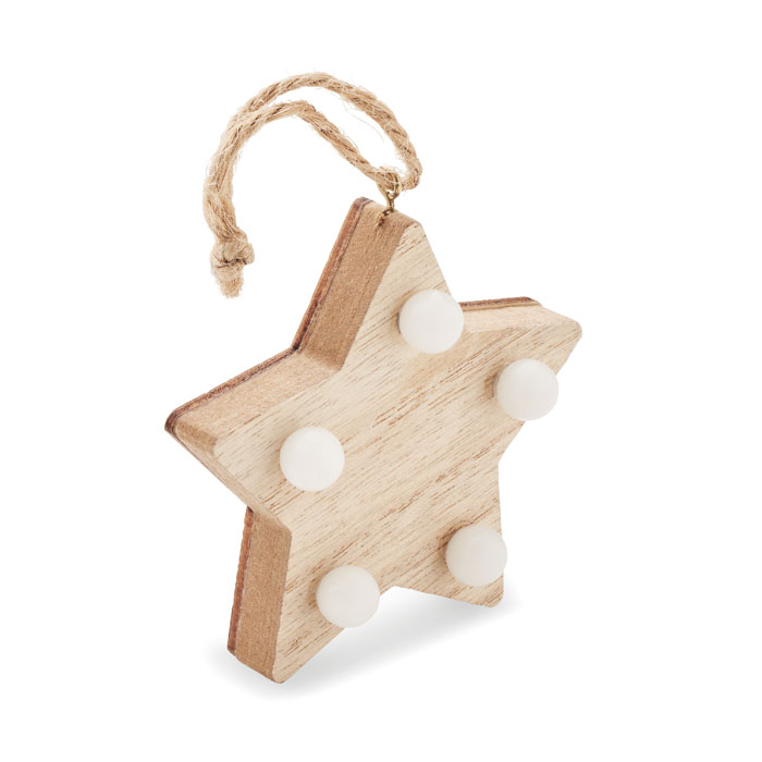 cx1531-40-2 Anhänger aus Holz mit LED