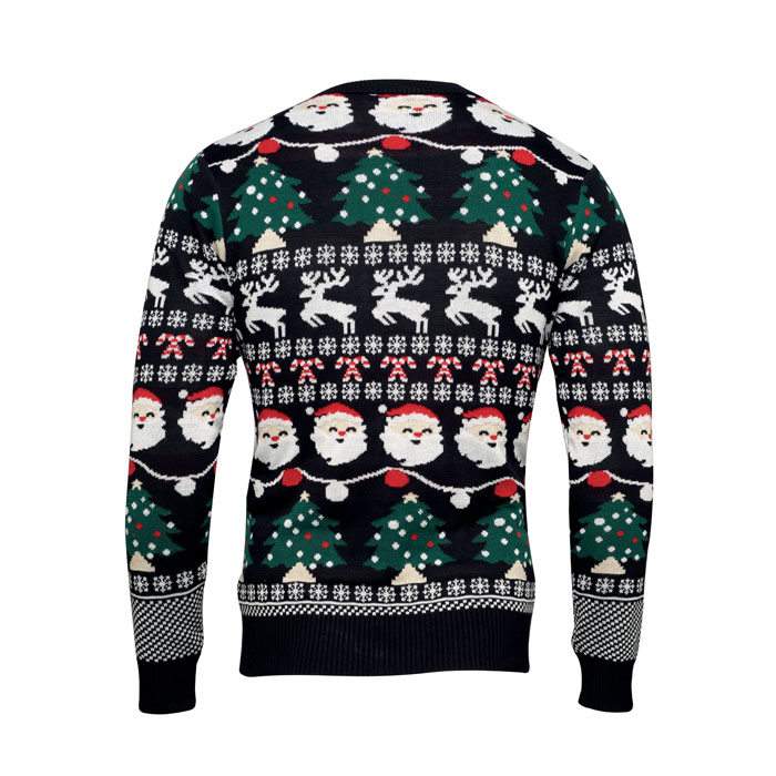 cx1554-03-back-2 Weihnachts-LED-Pullover L/XL