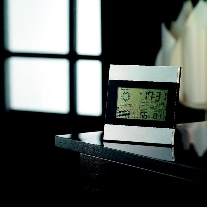 Wetterstation und Uhr