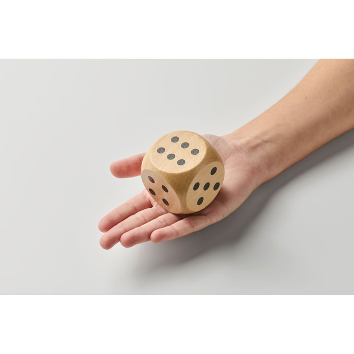 Spielwürfel Schima-Holz Ø 5cm