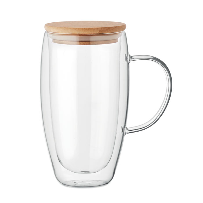 mo2673-22-2 Doppelwandiger Glasbecher 450ml