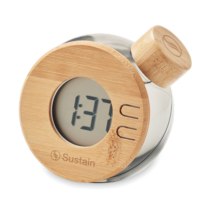 Wasserbetriebene LCD-Uhr