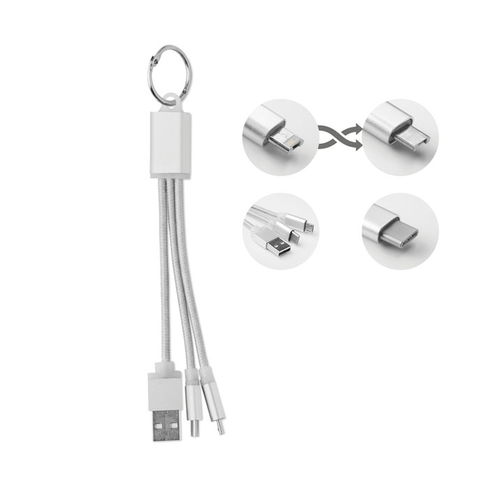 Schlüsselring mit Kabel-Set