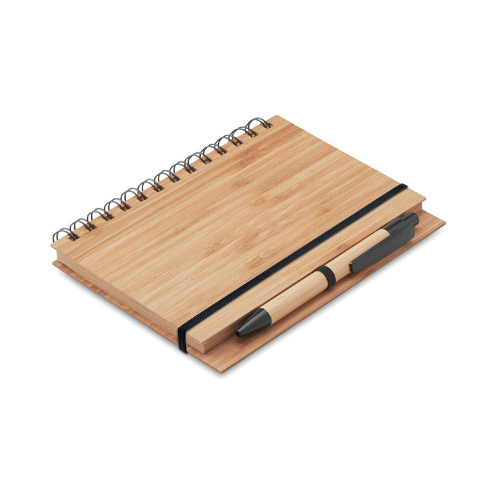 mo9435-40c-2 Notizbuch Bambusdeckel