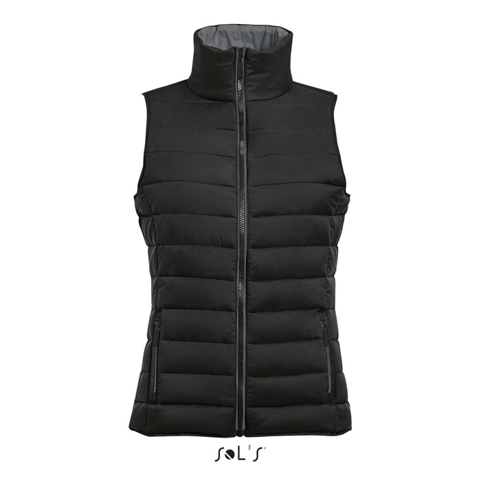 s01437-bk-2 WAVE DAMEN BODYWARMER 180g