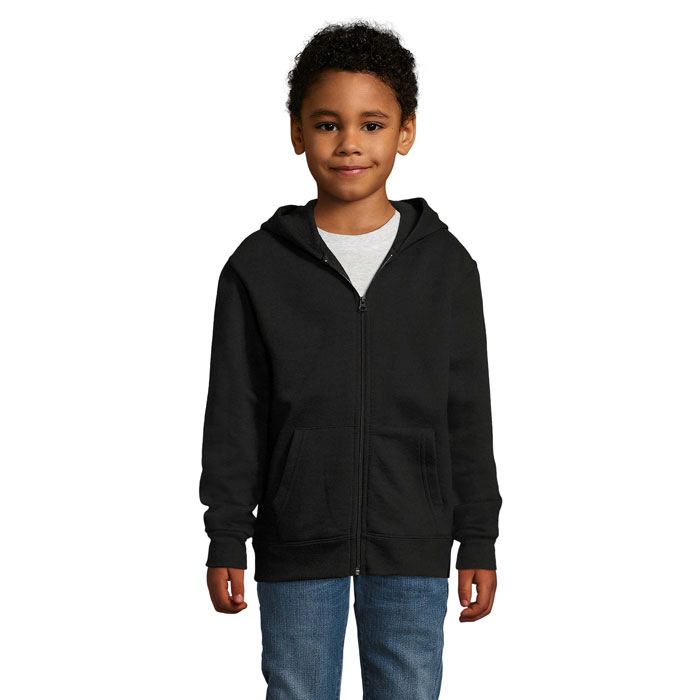 s02092-bk-2 STONE KINDER HOODIE 260g