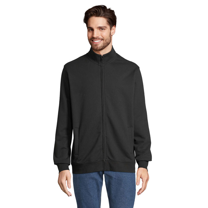 s04240-bk-1 COOPER SWEATSHIRT FULL ZIP