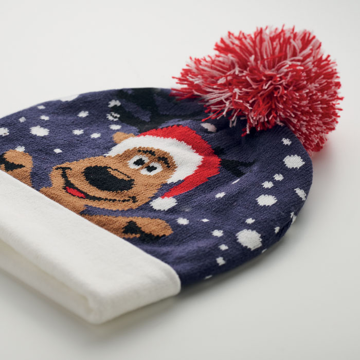 Weihnachtliche Strickmütze