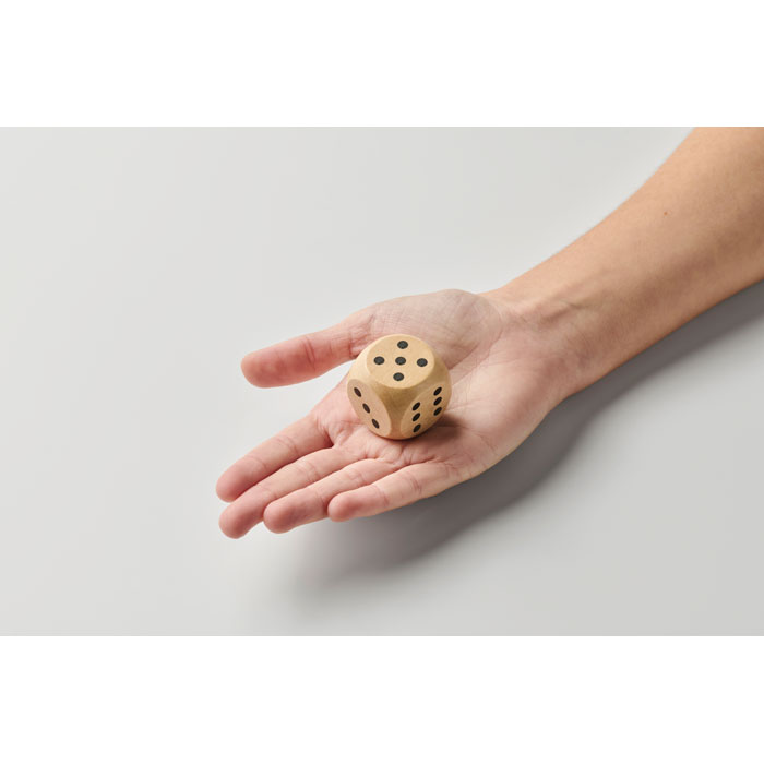 Spielwürfel Schima-Holz Ø 3cm