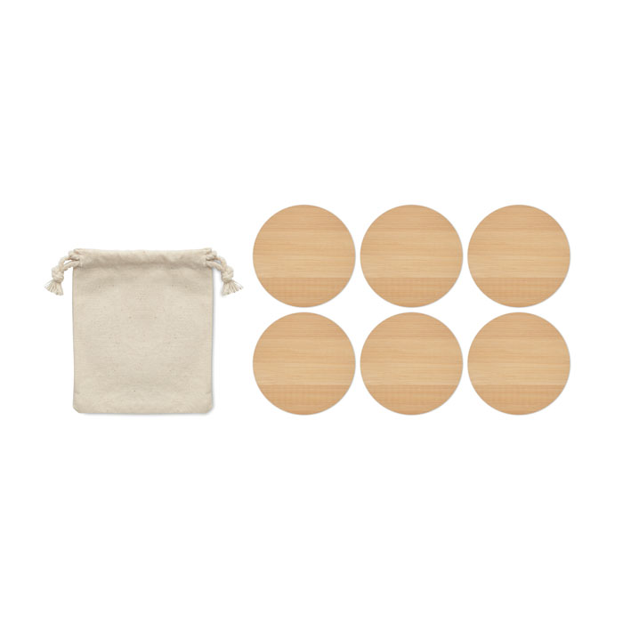 Untersetzer-Set Bambus