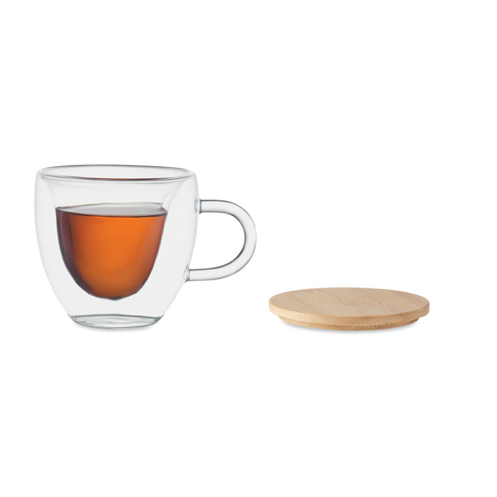 Doppelwandiges Borosilikatglas