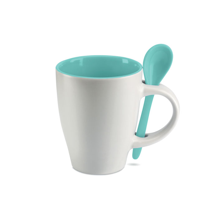 Becher mit Löffel