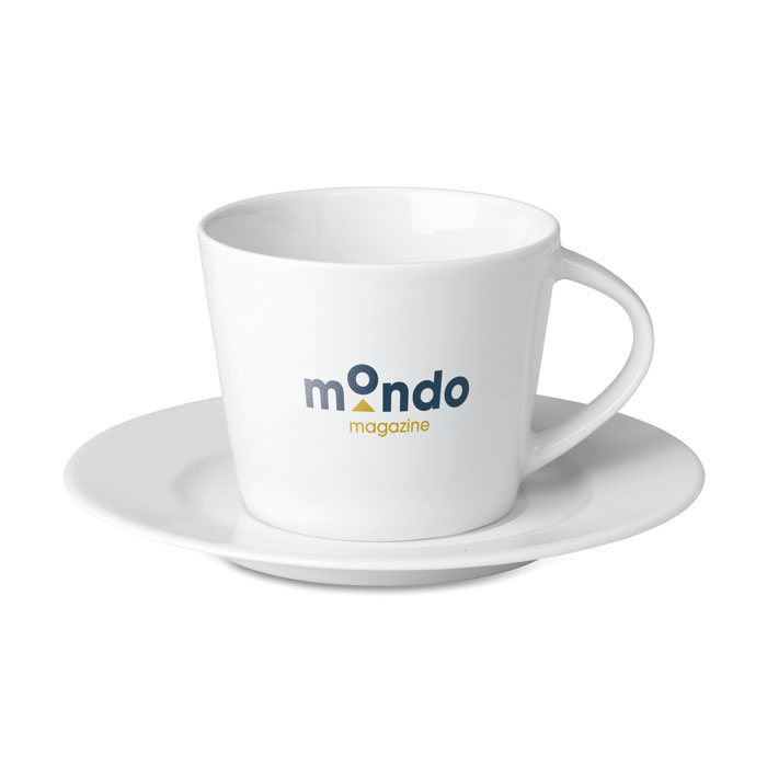 Cappuccino Tasse und Untertasse