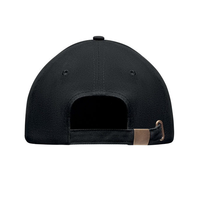 mo9643-03-back Baseball cap 6 panels 270g/m²