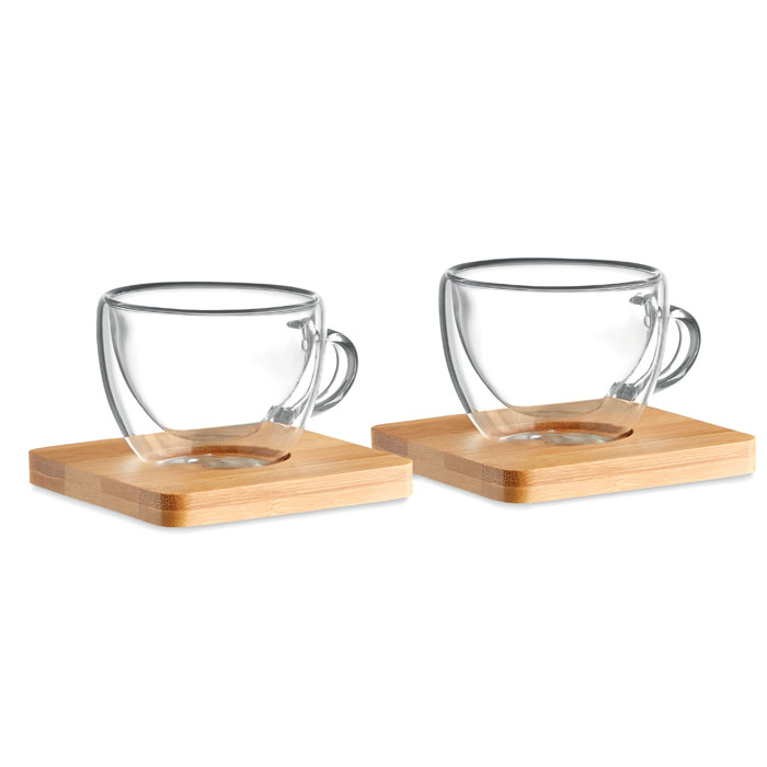 mo9709-22 Set mit 2 Espressogläsern