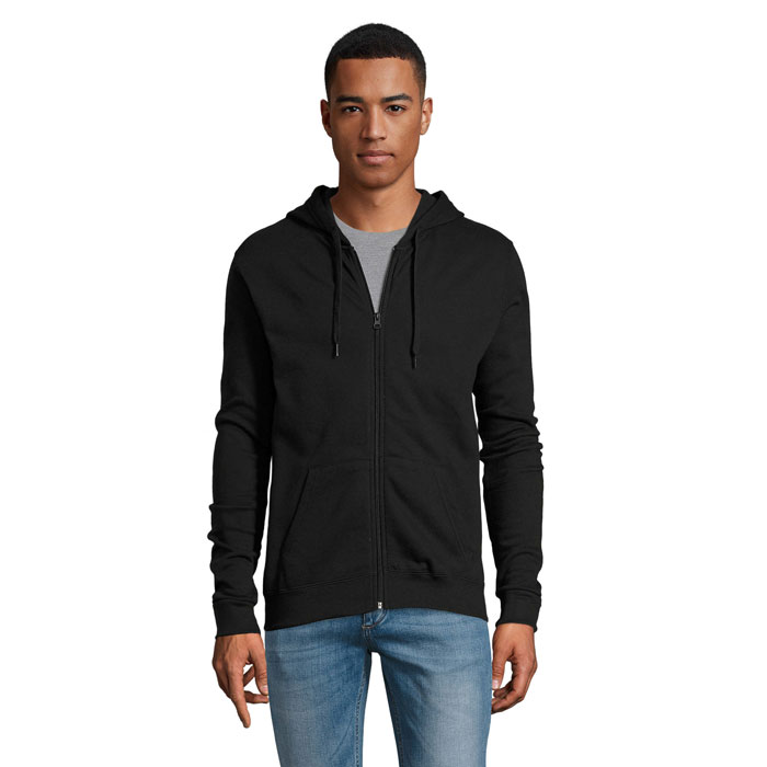 s01714-bk-1 STONE UNI HOODIE 260g