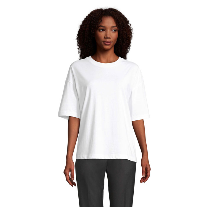s03807-wh BOXY WOMEN T-SHIRT OVERSIZE