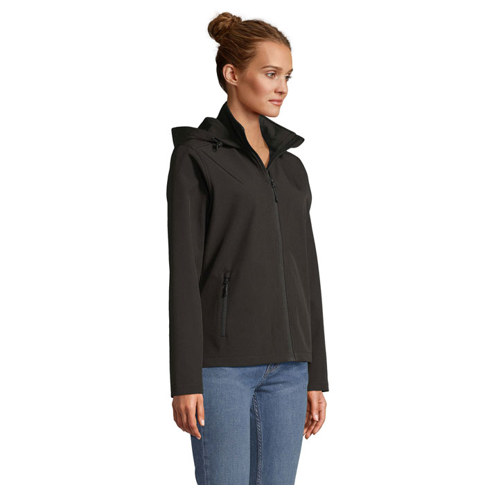 s04448-bk-side-1 RACE DAMEN-KAPUZENJACKE