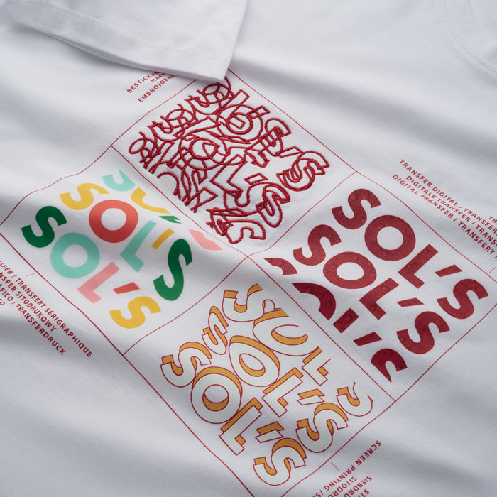 Das SOL'S-T-Shirt-Musterpaket.