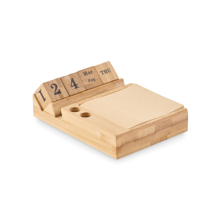 mo2250-40-1 Tischkalender Bambus