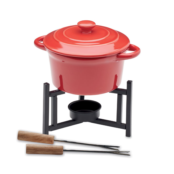 Keramik-Fondue-Set 300 ml