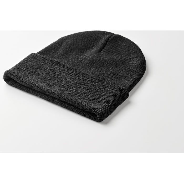 Beanie mit Bündchen