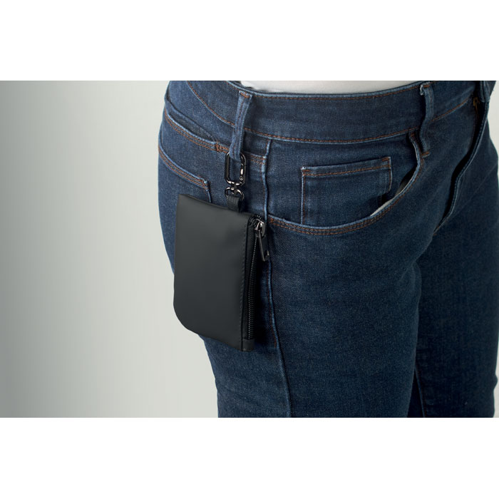 Schlüsseletui PU mit Karabiner