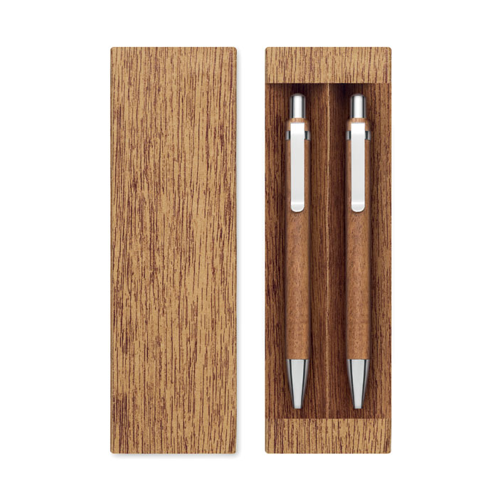 Schreibgeräte-Set Akazienholz