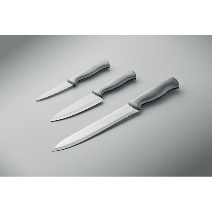 Messer-Set Edelstahl 3-tlg.