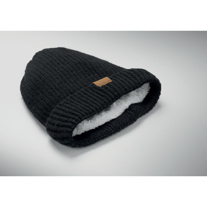 Beanie mit Bündchen
