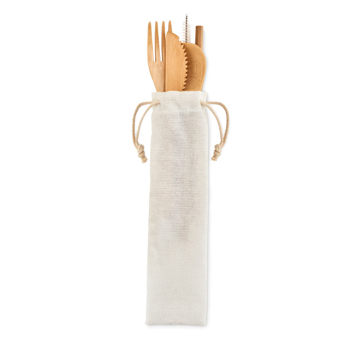 Besteck-Set Bambus