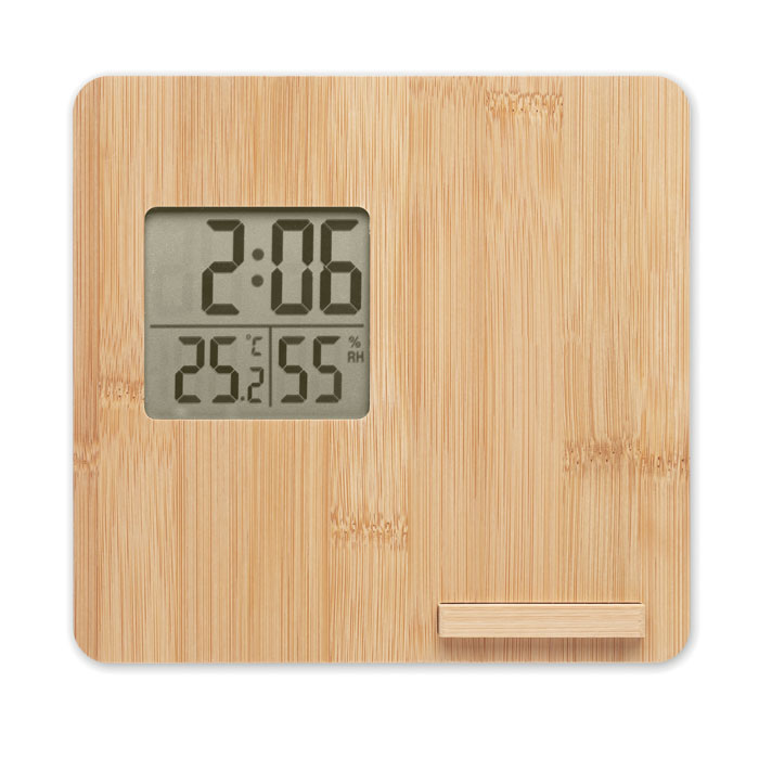 Tischuhr mit Ladestation