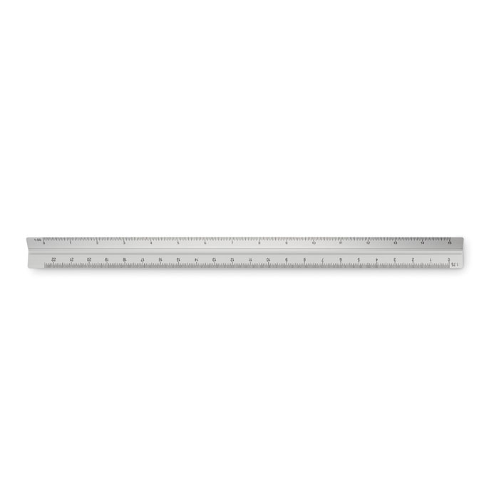 Dreikantlineal Aluminium 30cm