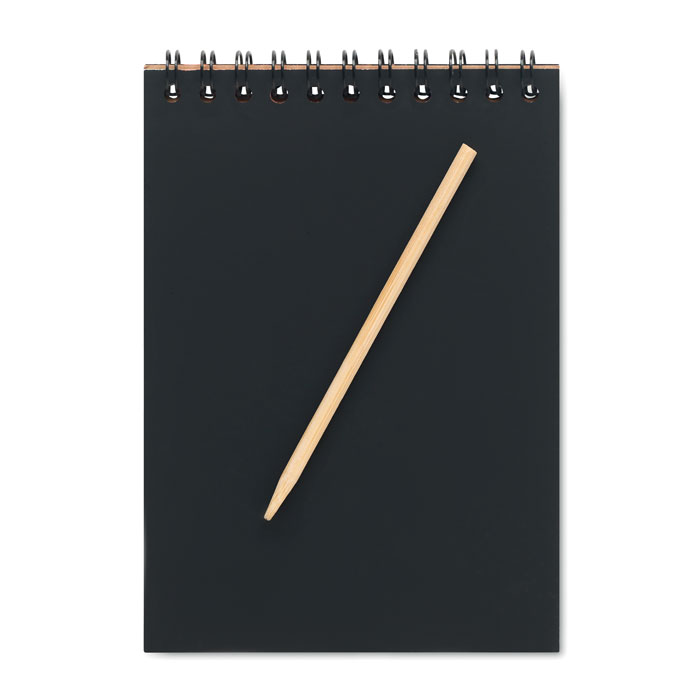 Notizbuch mit Kratzpapier