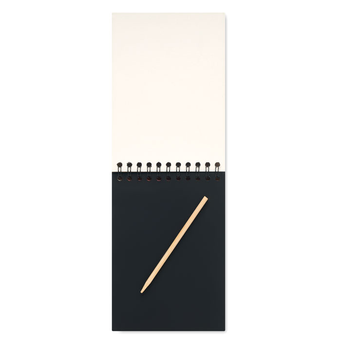Notizbuch mit Kratzpapier