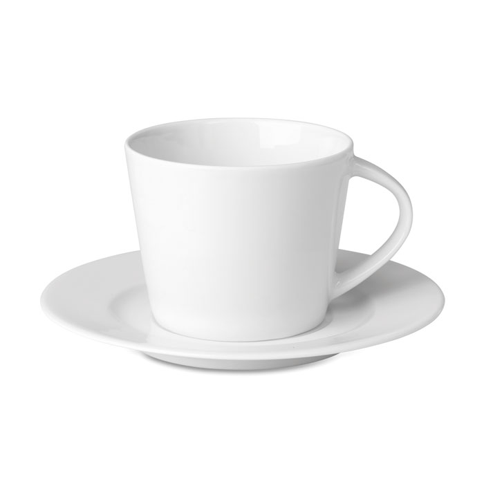 Cappuccino Tasse und Untertasse