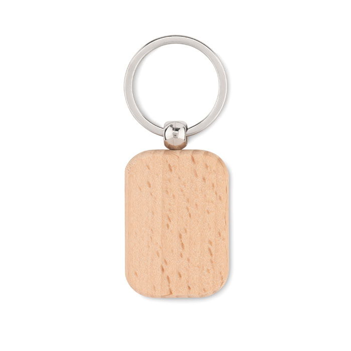 mo9774-40-2 Schlüsselring Holz, eckig