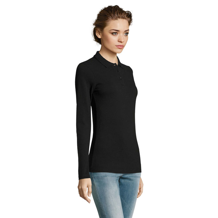s02083-bk-side-2 PERFECT DAMEN LSL POLO 180